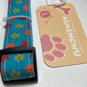 aimengwu dog collar fall leaves
